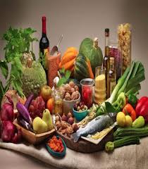 verduras - proteinas -aceite de oliva - vino