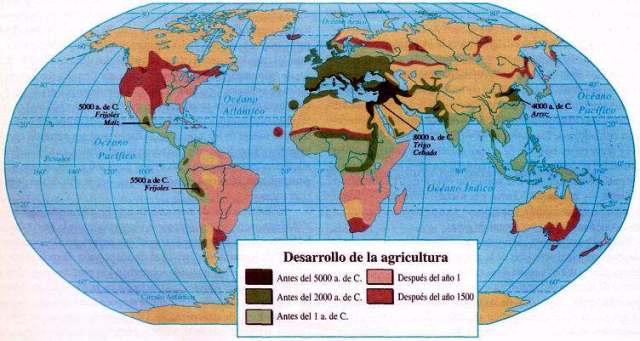 HISTORIA DEL DESARROLLO DE LA AGRICULTURA