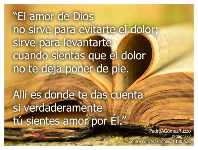 El amor de Dios sirve PARA