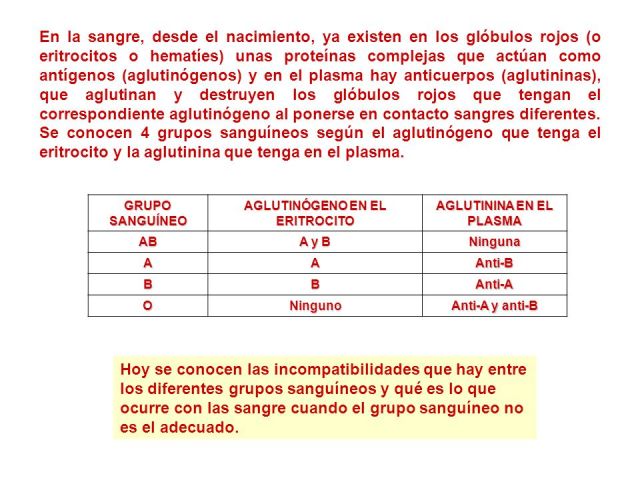 AGLUTINÓGENO+EN+EL+ERITROCITO+AGLUTININA+EN+EL+PLASMA